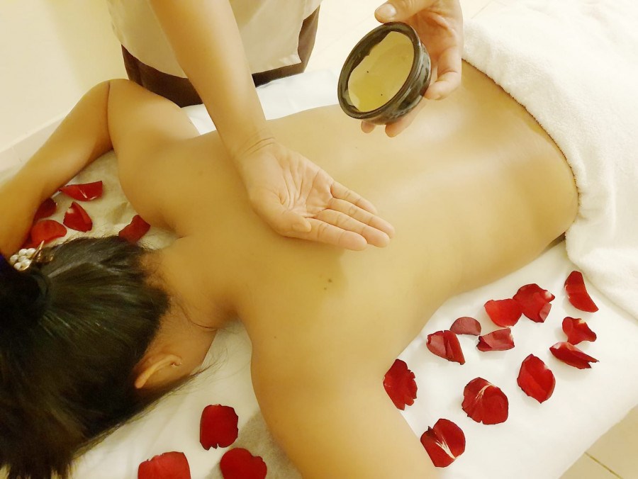 healthy spa treatment